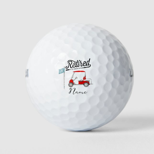 Remüde nicht mein Problem noch für Golfer Golfball (Vorderseite)