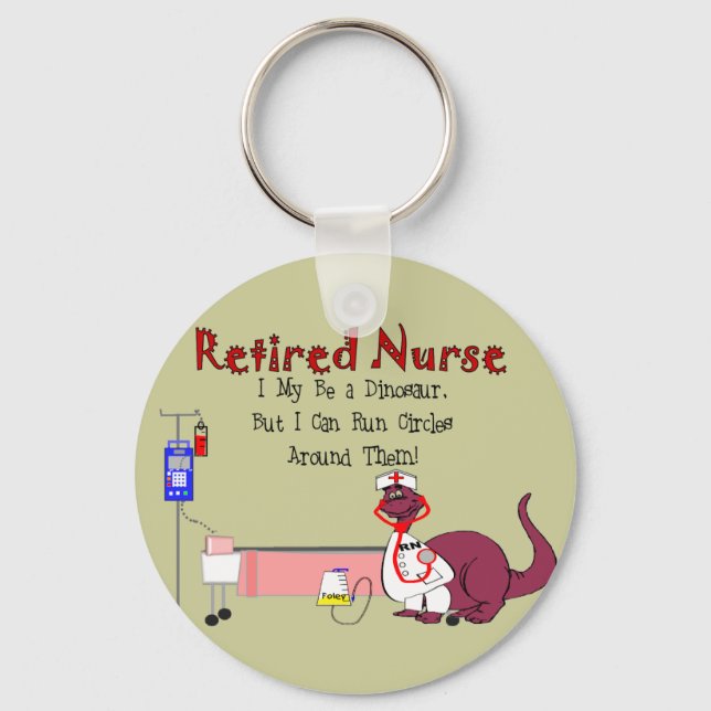 Remüde Nurse Geschenke Schlüsselanhänger (Vorderseite)