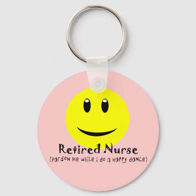 Remüde Nurse HAPPY DANCE Schlüsselanhänger (Vorderseite)