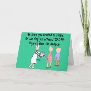 Remüde Nurse Story Art Geschenke Karte