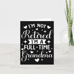 Remüde Oma Shirt Full Time Oma Nana Mothe Karte