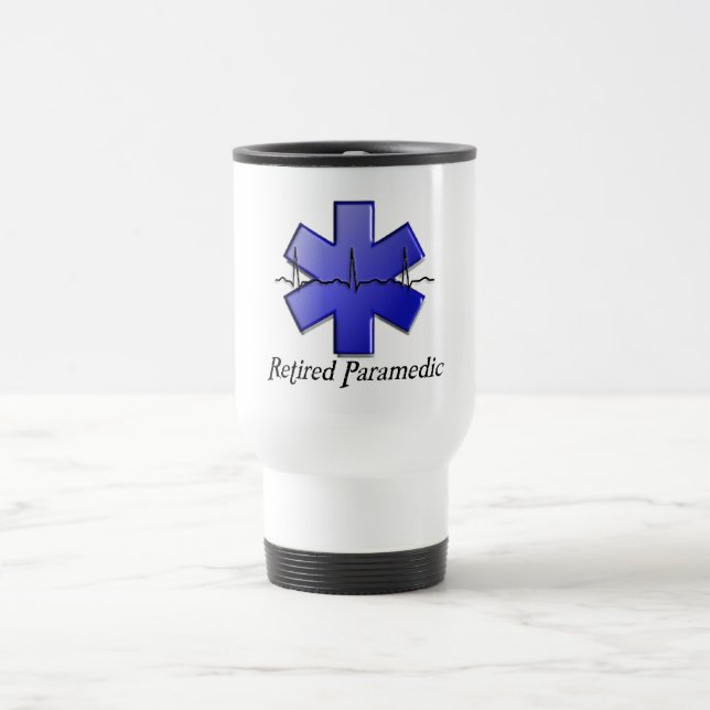 Remüde paramedic Geschenke Reisebecher (Mittel)