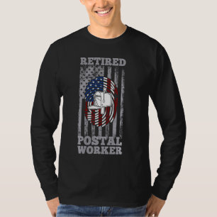 Remüde Postarbeiter Fun Mailman Retirement Da1 T-Shirt