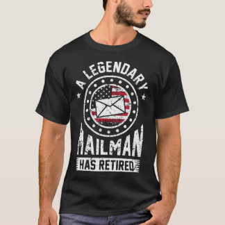 Remüde Postarbeiter Mailman Postman Post Office T-Shirt