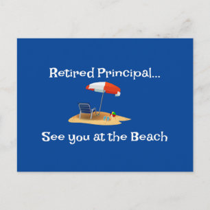Remüde Principal...Wir sehen uns am Strand Postkarte