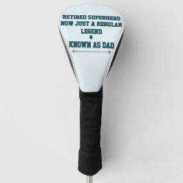 Remüde Superhero jetzt nur noch eine regelmäßige L Golf Headcover