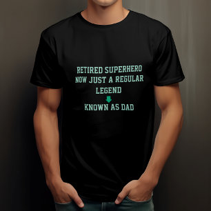 Remüde Superhero jetzt nur noch eine regelmäßige L T-Shirt