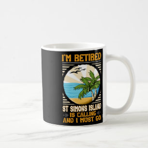 Remüde US Coast Funny Sea Lover St Simons Island Kaffeetasse