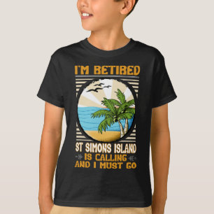Remüde US Coast Funny Sea Lover St Simons Island T-Shirt