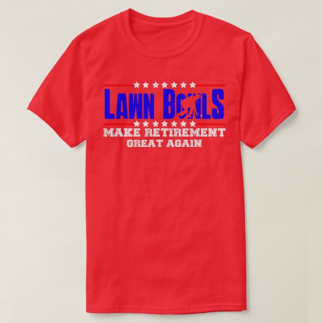 Remüden Funny Lawn Bowls Lawn Bowling T T-Shirt (Design vorne)
