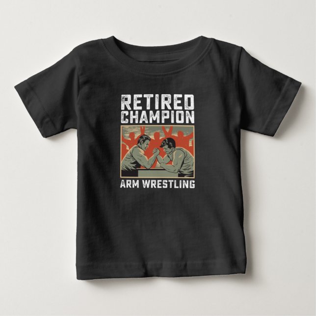 Remüder Champion Arm Wrestling Baby T-shirt (Vorderseite)