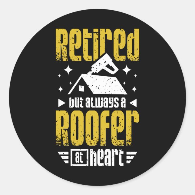 Remüder Roofer Runder Aufkleber (Vorderseite)