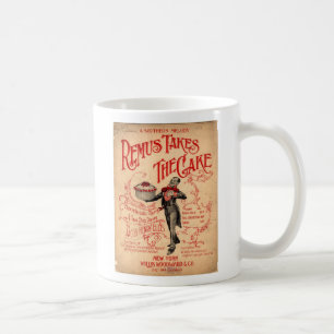 Remus nimmt den Kuchen Kaffeetasse