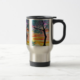 Remy and Ky Painted Tree Cup Reisebecher