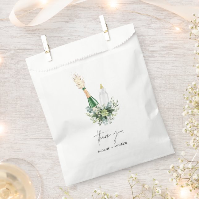 REMY Poppin Flaschen Babydusche Geschenktütchen (Ausgeschnitten)