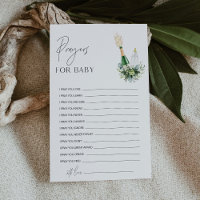 REMYER-Gebete für Babyduschenberatungskarte