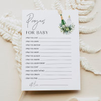 REMYER-Gebete für Babyduschenberatungskarte