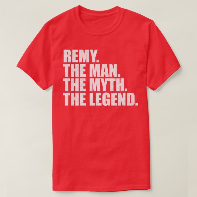 RemyRemy Name Remy Nachname T-Shirt (Design vorne)