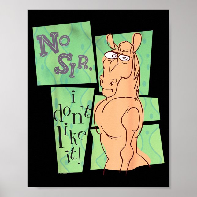 Ren &amp; Stimpy No Sir I Don’t Like It  Poster (Vorne)
