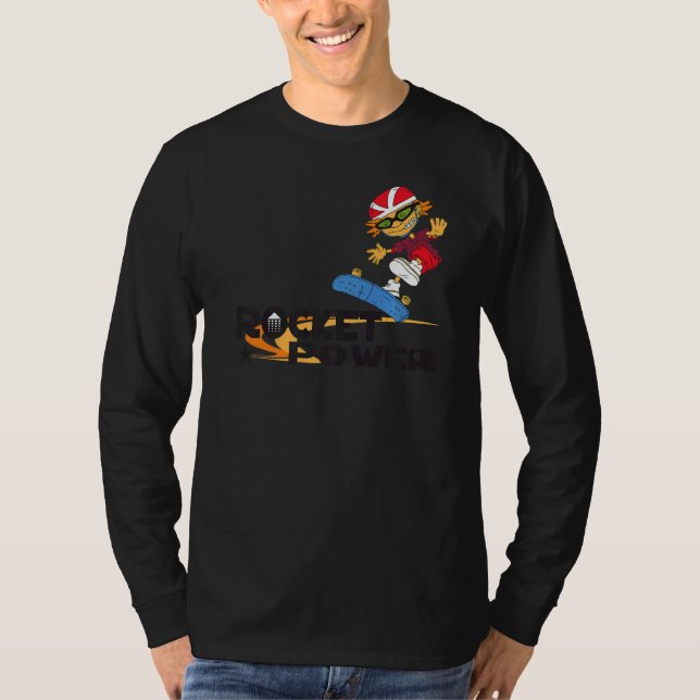 Ren and Stimpy Otto's Skateboard Tricks T-Shirt (Vorderseite)