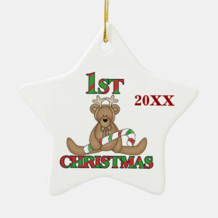 Ren-Bärn-1. Weihnachtsverzierung Keramik Ornament