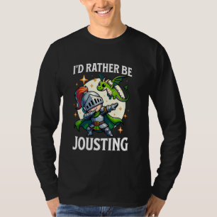 Ren Faire statt jousting Dabbing Mittelalterliche  T-Shirt