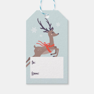 Ren-Weihnachten Geschenkanhänger