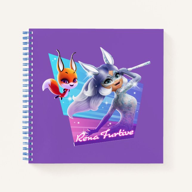 Rena Furtive Graphic Notizbuch (Vorderseite)