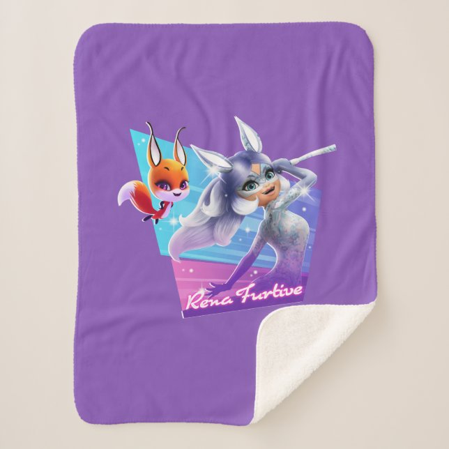 Rena Furtive Graphic Sherpadecke (Vorderseite)