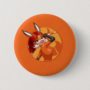 Rena Rouge Orange Abzeichen Button