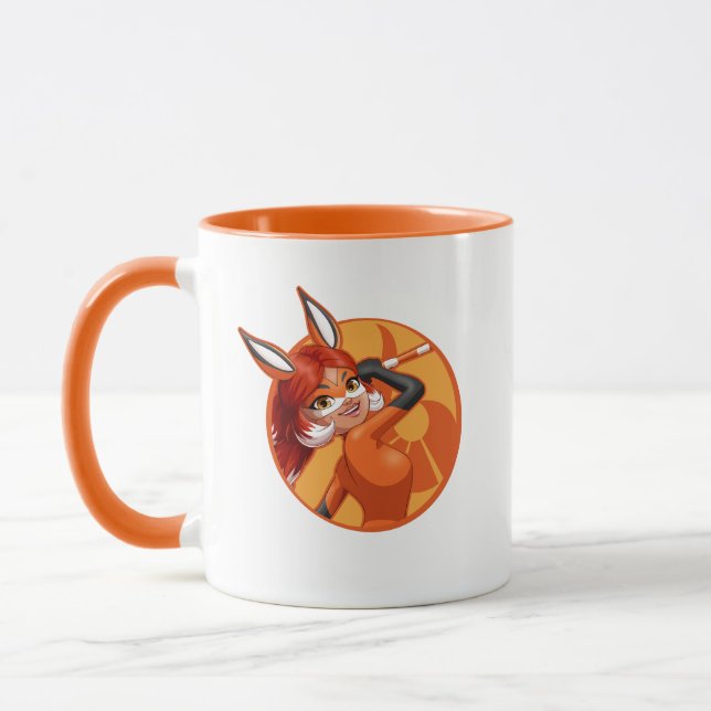 Rena Rouge Orange Abzeichen Tasse (Links)