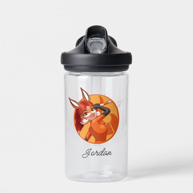 Rena Rouge Orange Abzeichen Trinkflasche (Vorne)