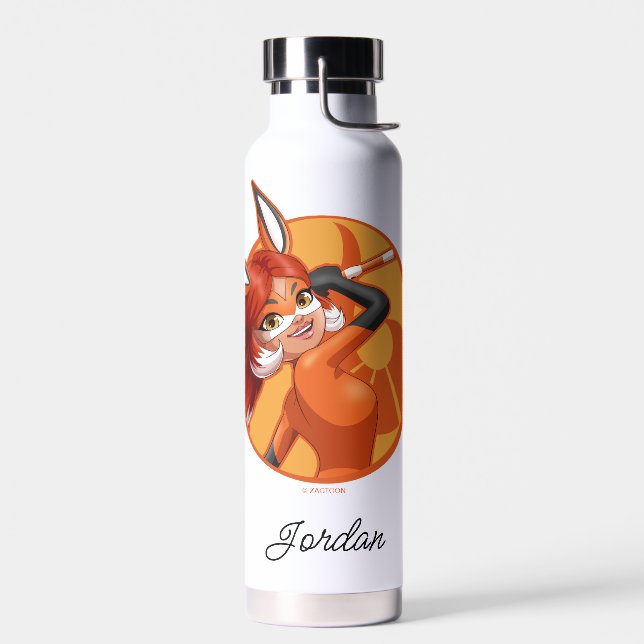 Rena Rouge Orange Abzeichen Trinkflasche (Links)