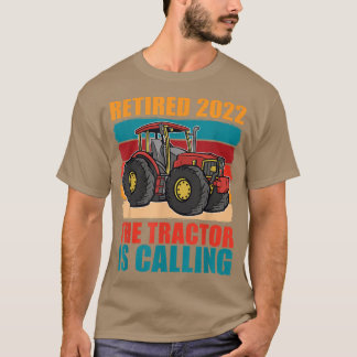 Renaissance 2022 Pensioner Traktor Bauer Retro viN T-Shirt