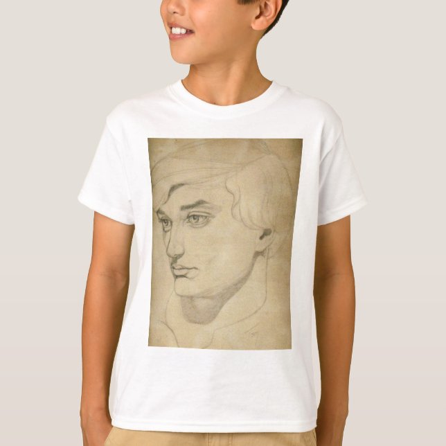 Renaissance-Ähnliches Zeichnen eines jungen Mannes T-Shirt (Vorderseite)