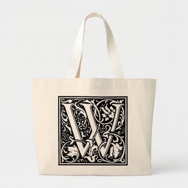 Renaissance Alphabet Letter W Tasche (Vorne)