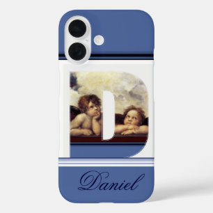 RENAISSANCE ANGEL D LETTER Winged Cherub Monogramm title_seo2