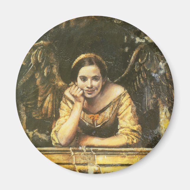 Renaissance Angel Design Magnet (Vorne)
