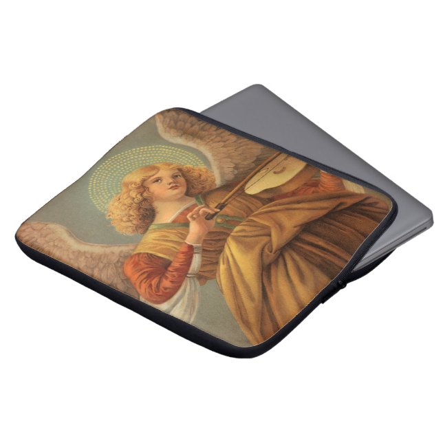 Renaissance Angel Violine Melozzo da Forli Laptopschutzhülle (Vorne Oben)