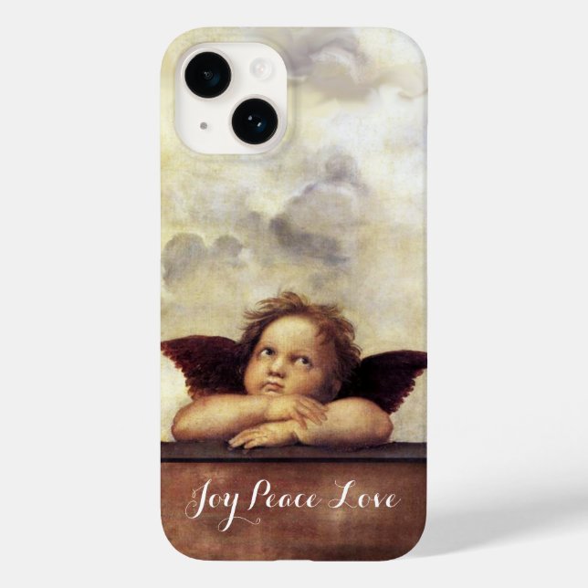RENAISSANCE ANGEL Winged Cherub Joy Peace Liebe Case-Mate iPhone 14 Hülle (Rückseite)