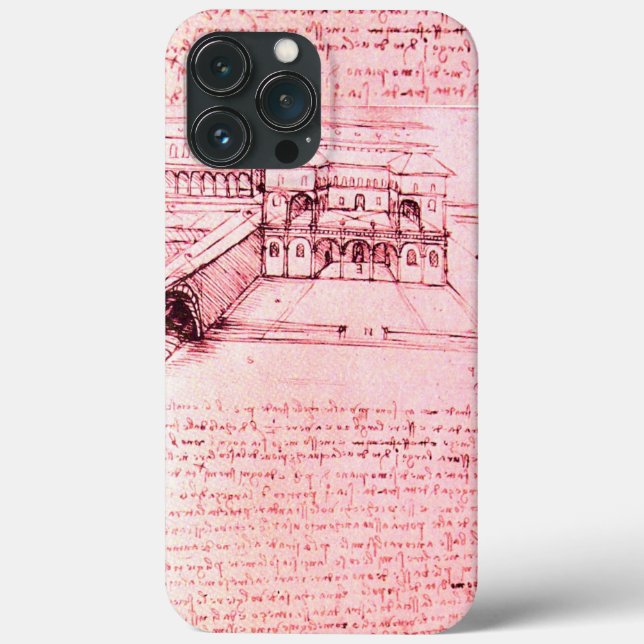 RENAISSANCE ARCHITEKTUR, ARCHITEKT, ENGINEER, rosa Case-Mate iPhone Hülle (Rückseite)