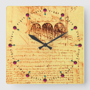 RENAISSANCE ARCHITEKTUR, ARCHITEKT QUADRATISCHE WANDUHR