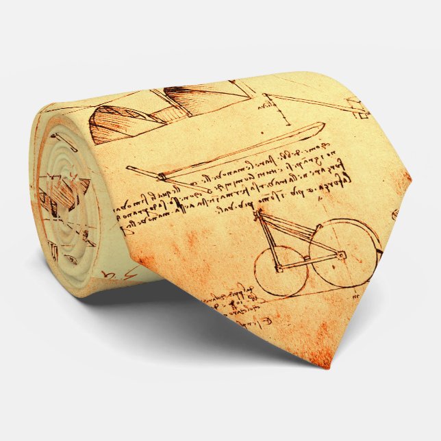 RENAISSANCE ARCHITEKTUR ZEICHNE Leonardo Da Vinci Krawatte (Gerollt)