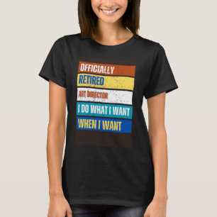 Renaissance Art Director Retirement Ruder Art Dire T-Shirt