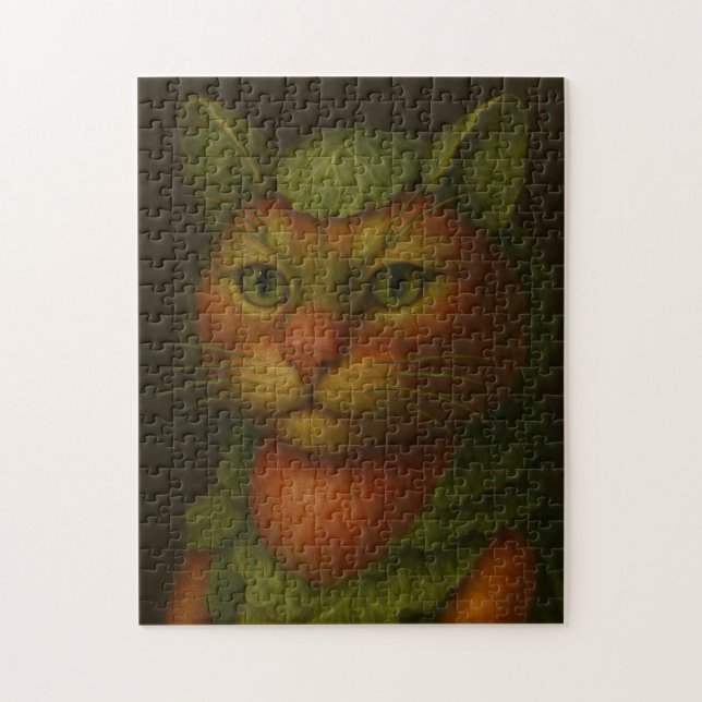 Renaissance Cat Portrait (Vertikal)