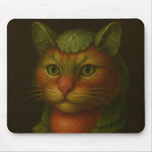 Renaissance Cat Portrait Mousepad