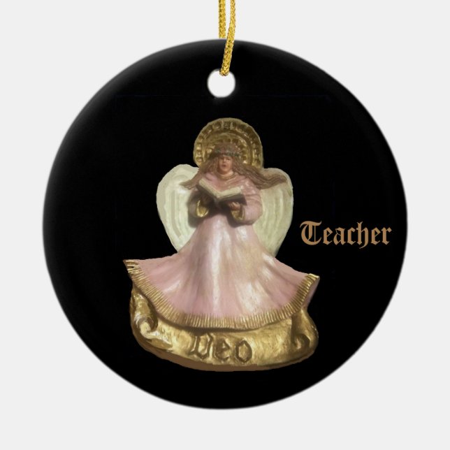 RENAISSANCE DEO ANGEL FÜR LEHRER KERAMIK ORNAMENT (Vorne)