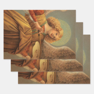 Renaissance-Engel mit Violine Melozzo da Forlì Geschenkpapier Set