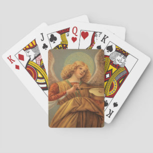 Renaissance-Engel mit Violine, Melozzo da Forli Spielkarten