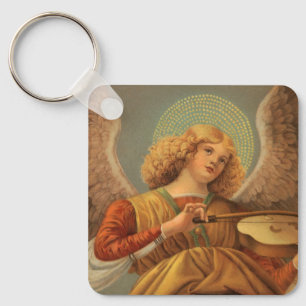 Renaissance Engel mit Violine spielend Melozzo da  Schlüsselanhänger